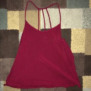 Maroon tank top